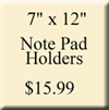 Cottage Note Pad Holders