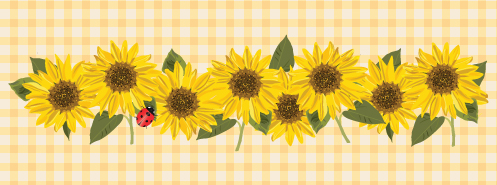 (image for) Notepad-Sunflowers
