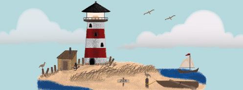 (image for) Small Scenic Lighthouse Holder