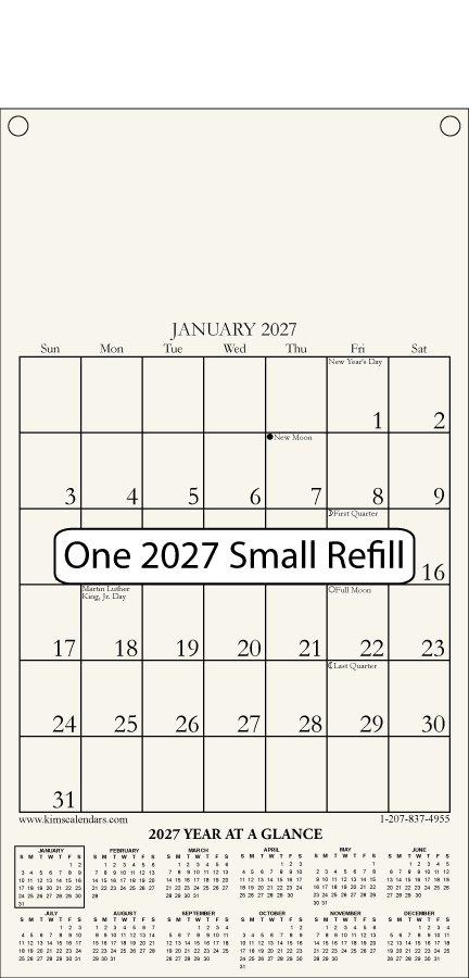 (image for) One Small 2027 Refill