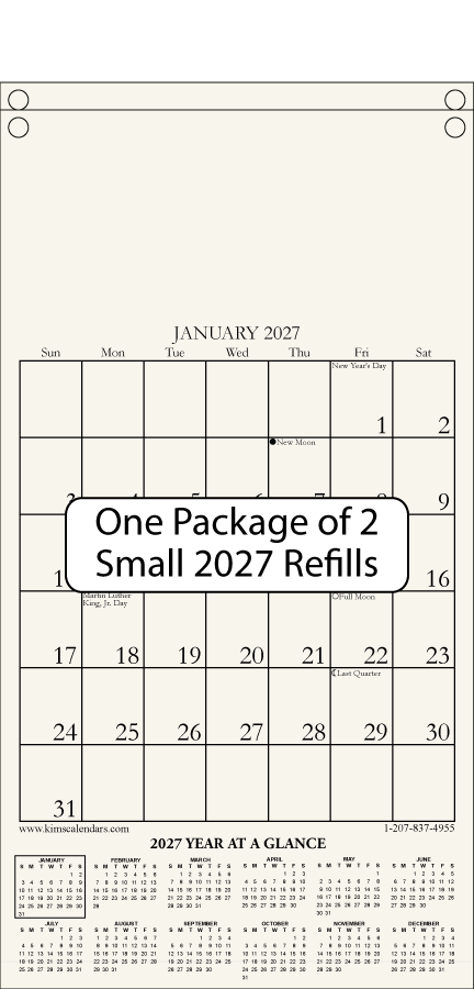 (image for) A Package of Two Small 2027 Refills