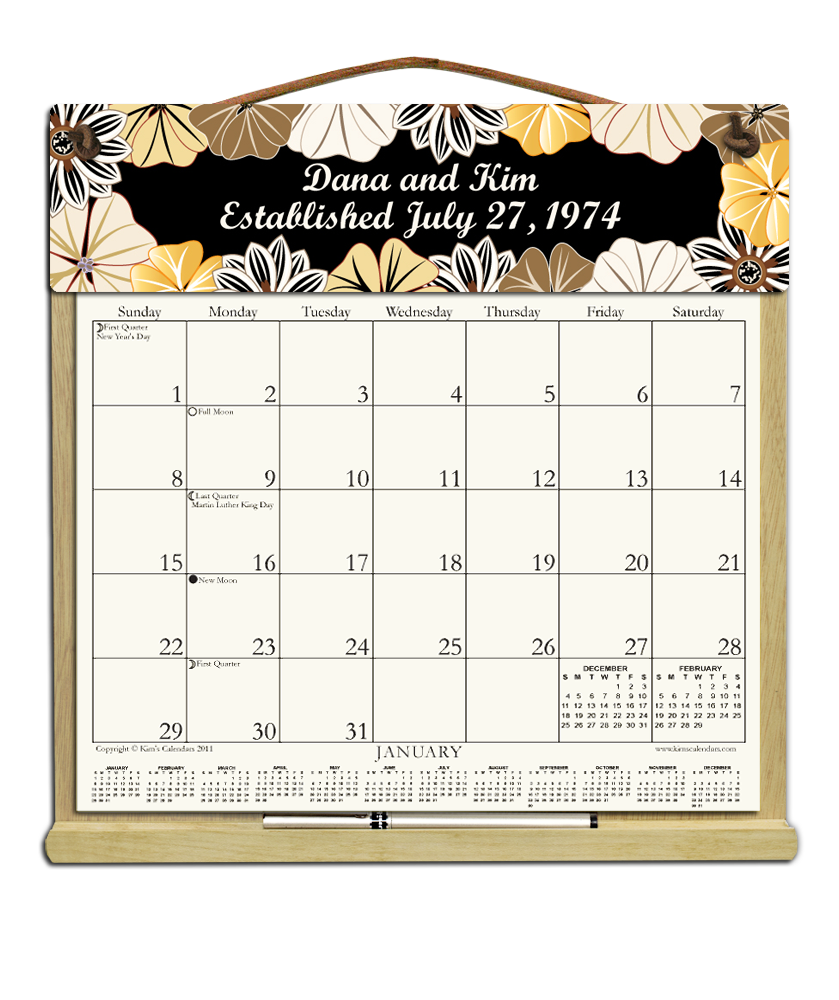 Large Calendar Holders - $29.50