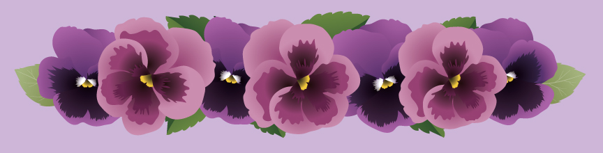 (image for) Large Pansies Top