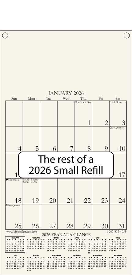 (image for) The Rest of 2026 Small Refill