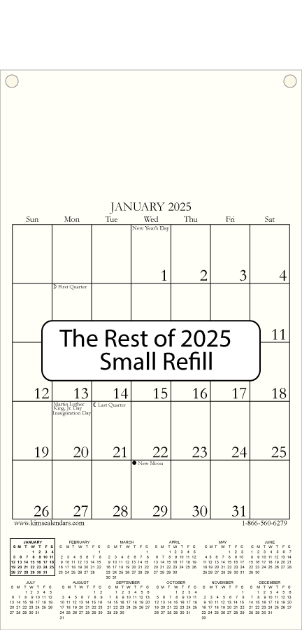 The Rest of 2025 Small Refill (image for) The Rest of 2025 Small Refill
