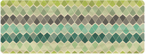(image for) Small Geometric Greens & Brown Top