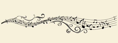 (image for) Small Musical Notes Top