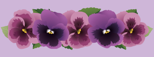 (image for) Small Pansies Holder