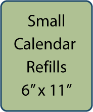 Small 6" x 11" Refills