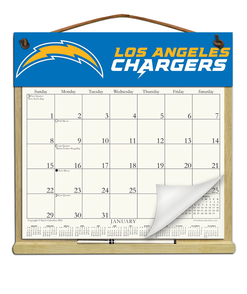 L.A. Chargers Calendar Holder