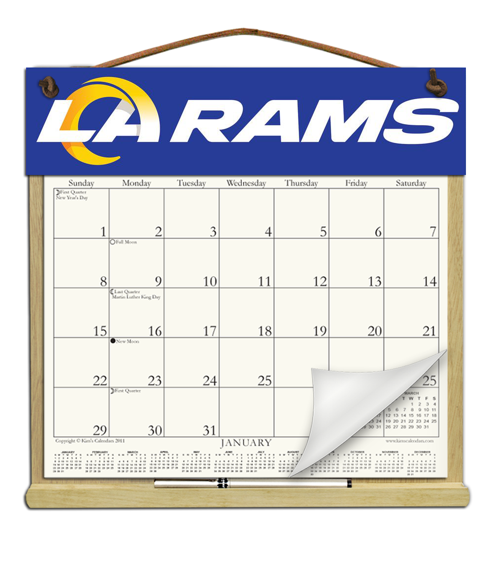 Los Angeles Rams Calendar Holder