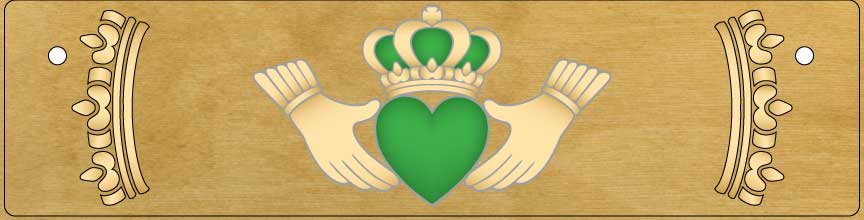 Large Claddagh Holder (image for) Large Claddagh Holder