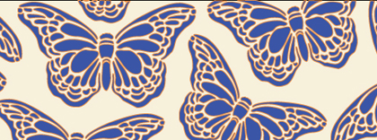 Small Butterflies - Blue Holder