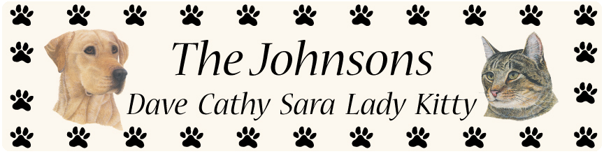 Large Personalized Pet Breeds