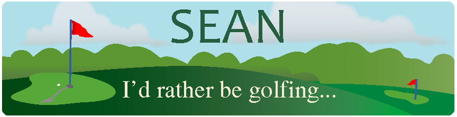 (image for) Large Personalized Golf Holder