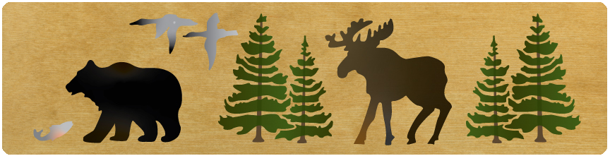 (image for) Large Moose and Bear Holder
