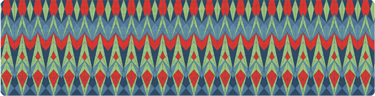 (image for) Large Geometric2 Red & Blue