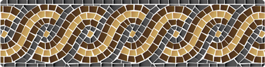Large Mosaic Black & Browns