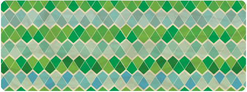 (image for) Notepad-Geometric Greens & Aqua