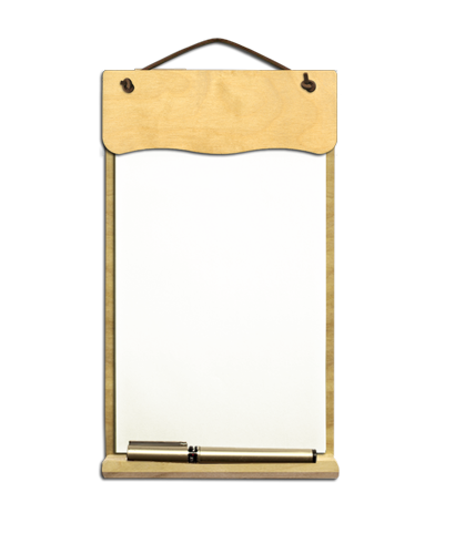 (image for) Undecorated - Curved Top Notepad